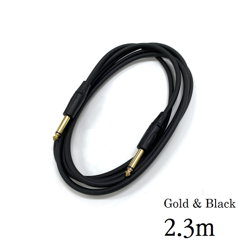 헨스 기타케이블 Hence Gold &amp; Black Cable 2.3m