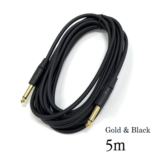 헨스 기타케이블 Hence Gold &amp; Black Cable 5m