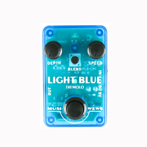SKS AUDIO-LIGHT BLUE Tremolo 이펙터 페달